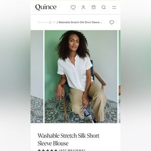 Quince 100% Silk Blouse